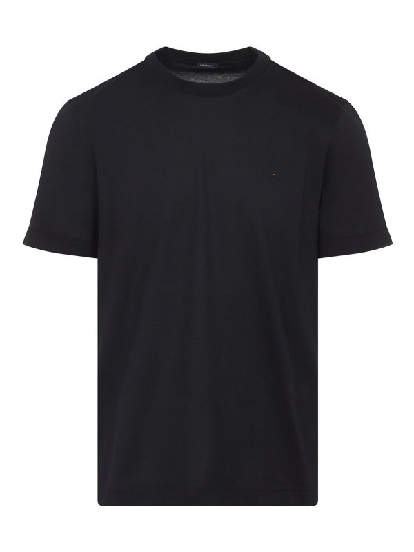 KITON: T-shirts - T-Shirt - Schwarz