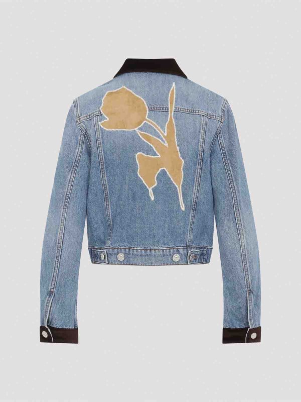 Marni: Chaquetas denim online - Chaqueta Vaquera - Lavado Oscuro