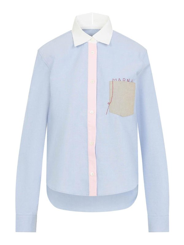 Marni: シャツ - シャツ - ブルー