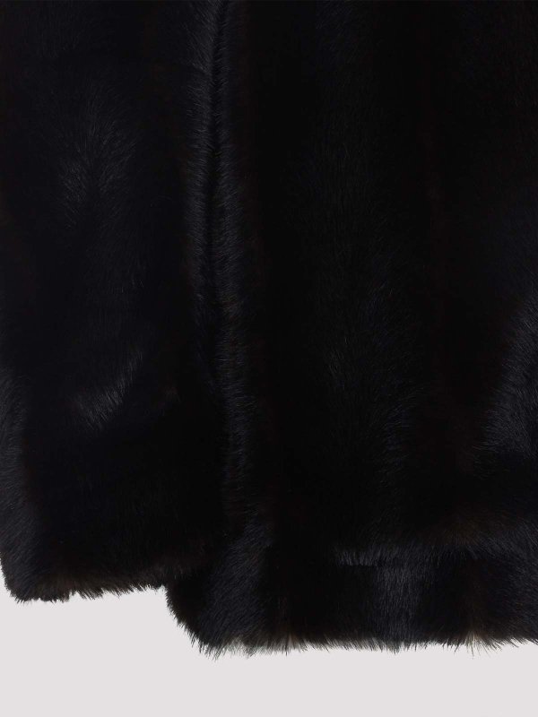The Best Shops MM6 MAISON MARGIELA: Fur & Shearling Coats - Ecofur Jacket