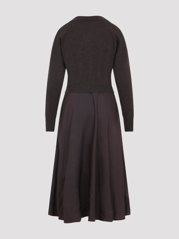 PESERICO: Vestidos media pierna online - Vestido Midi - Marrón