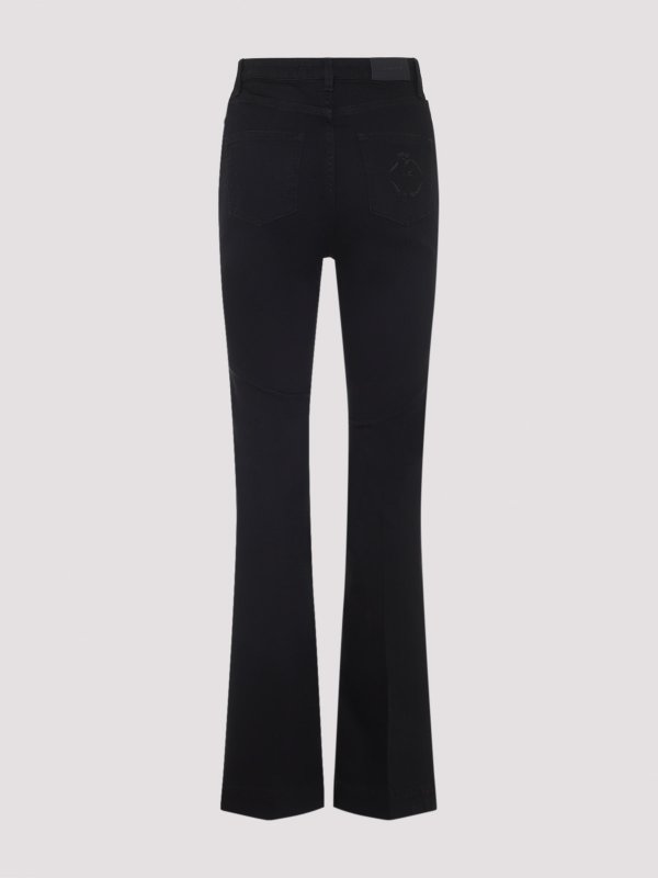 ROBERTO CAVALLI: ベルボトムジーンズ online - フレアジーンズ - 黒