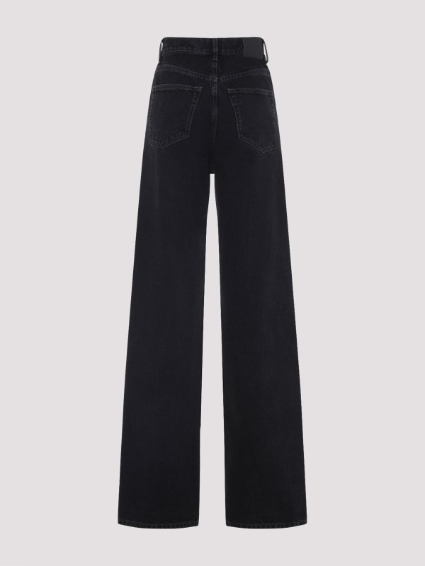 SAINT LAURENT: bootcut jeans online - V Waist Baggy Jeans