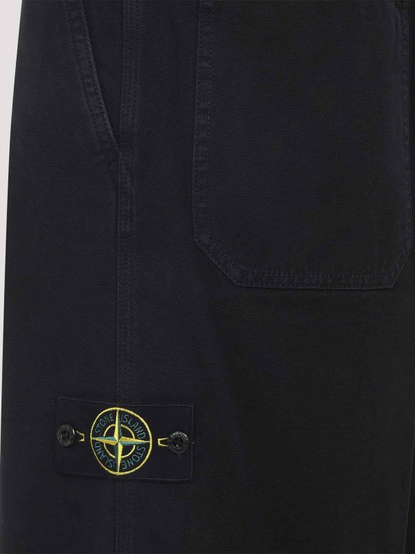 The Best Shops STONE ISLAND: Pantalons casual - Pantalons Décontractés - Noir