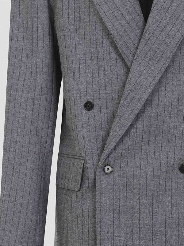 The Best Shops THE FRANKIE SHOP: blazers - Newark Pinstripe Double Breasted Blazer