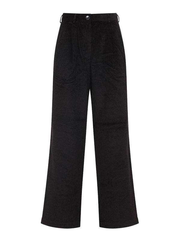 THE FRANKIE SHOP: Casual Hosen - Casual Hose - Dunkelbraun