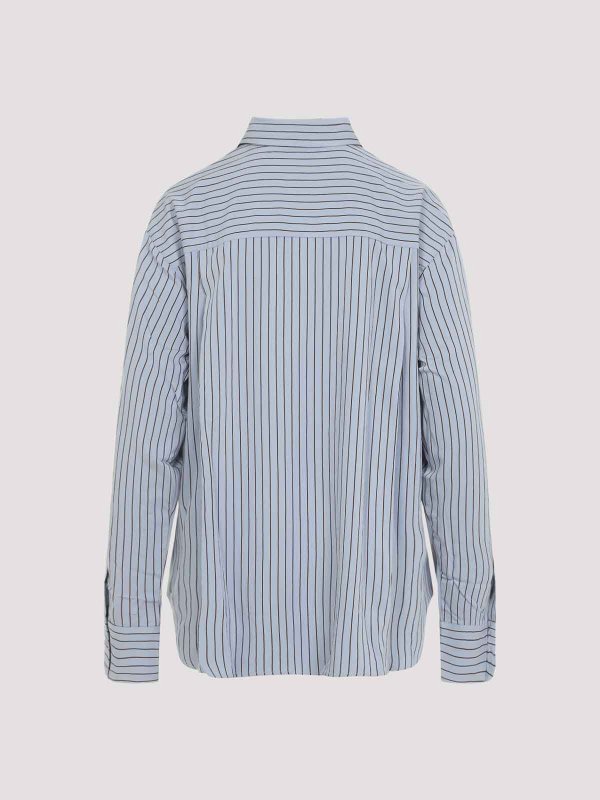 THE FRANKIE SHOP: shirts online - Peri Striped Shirt