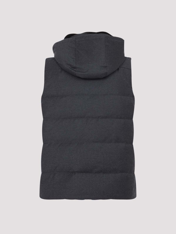 YVES SALOMON: Westen online - Weste - Dunkelgrau