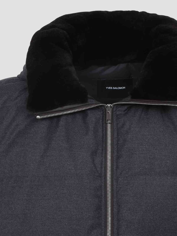 The Best Shops YVES SALOMON: Westen - Weste - Dunkelgrau