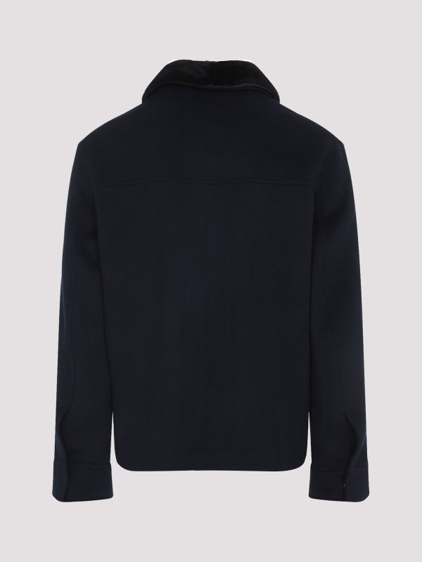 YVES SALOMON: padded jackets online - Mink Down Jacket