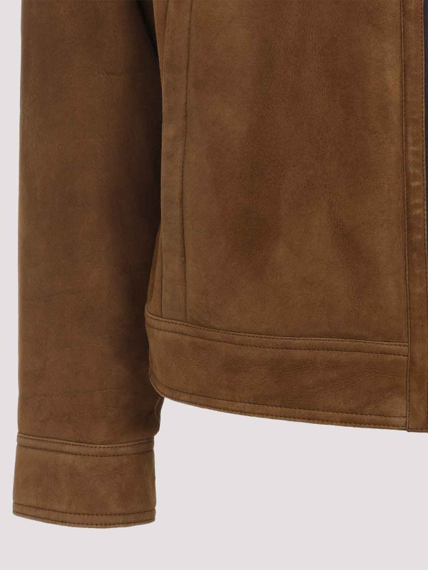 The Best Shops YVES SALOMON: leather jacket - Leather Jacket