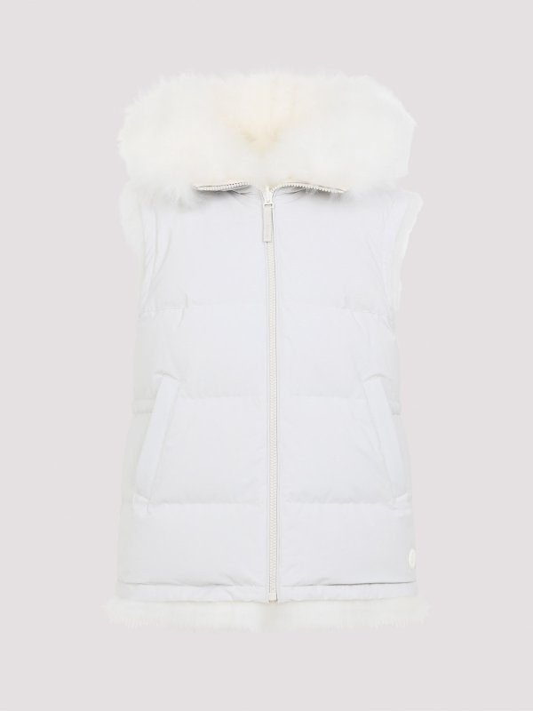 The Best Shops YVES SALOMON: Lederjacken - Lederjacke - Weiß