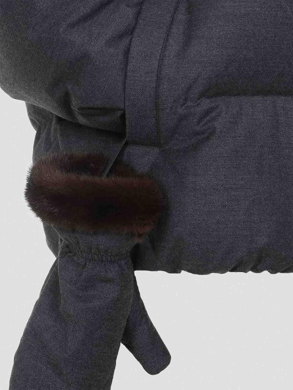 YVES SALOMON buy online ダウンジャケット - ダークグレー