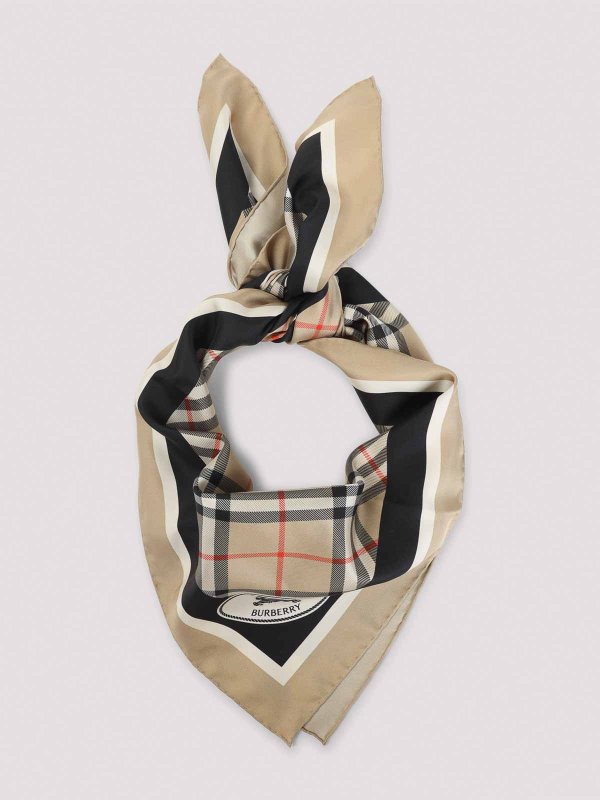 BURBERRY: スカーフ online - スカーフ - ベージュ