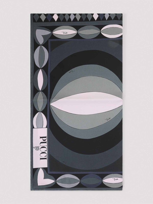 EMILIO PUCCI: ストール＆ショール online - ストール/ショール - 黒