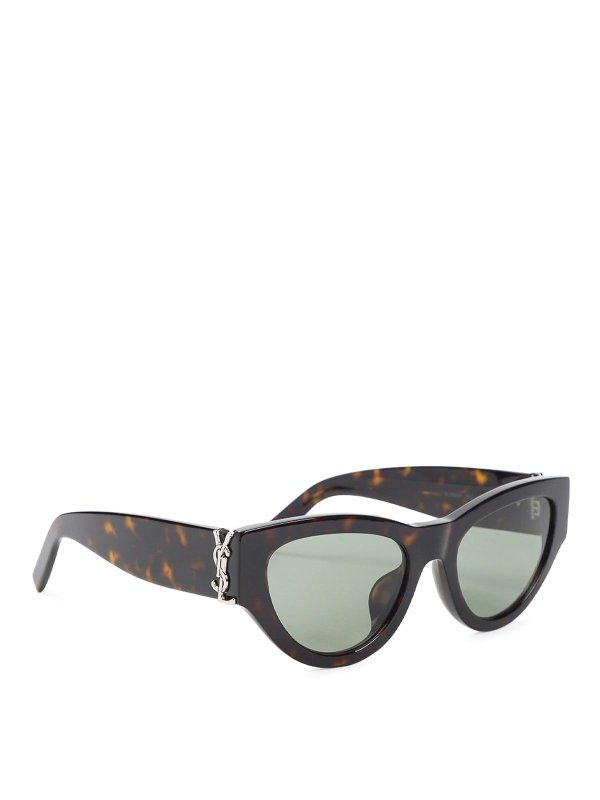 SAINT LAURENT: Sonnenbrillen - Sonnenbrille - Grün