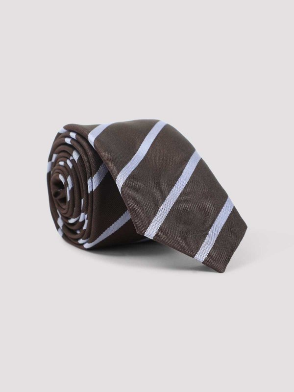 The Best Shops THE FRANKIE SHOP: Krawatten und Fliegen - Krawatte - Braun