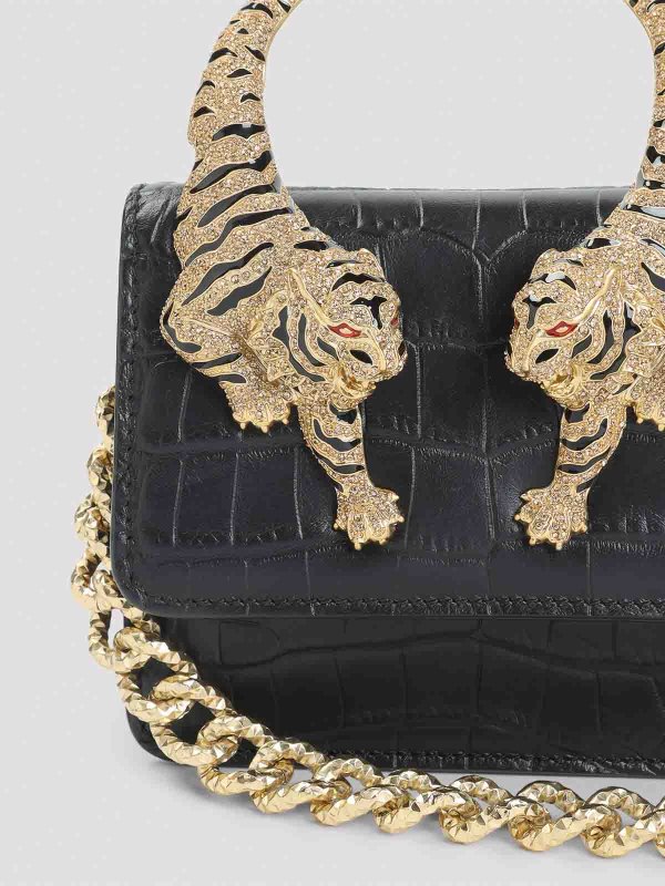The Best Shops ROBERTO CAVALLI: shoulder bags - Roar Small Flap Shoulder Bag