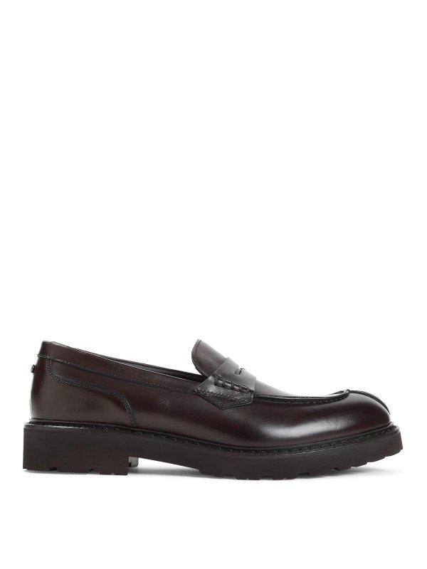 CANALI: Loafers & Slippers - College With Pennypack And Eva Sole Loafers