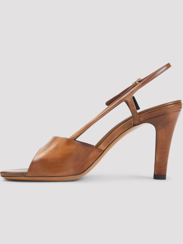 MIU MIU: sandals online - Calf Leather Sandals