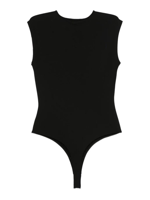 AGOLDE: Tops y camisetas sin mangas - Top - Negro