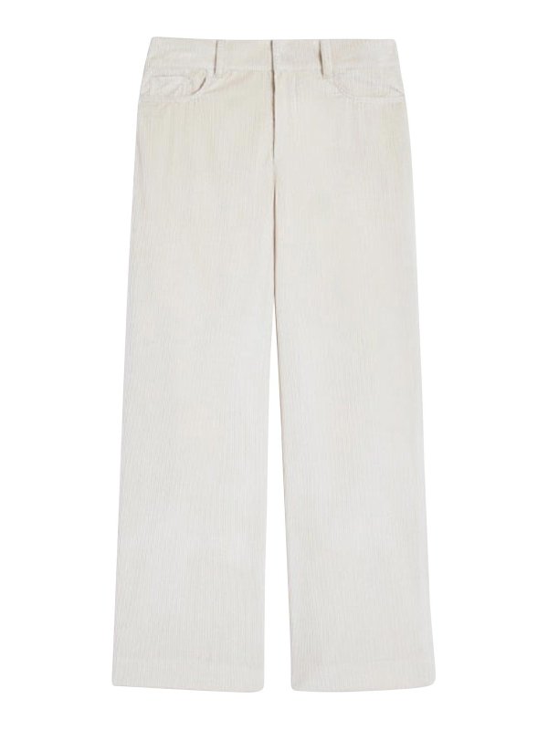 S MAX MARA: casual trousers - Logo pants