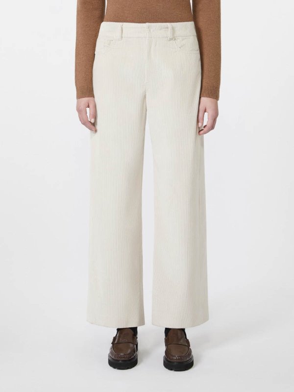 S MAX MARA: casual trousers online - Logo pants
