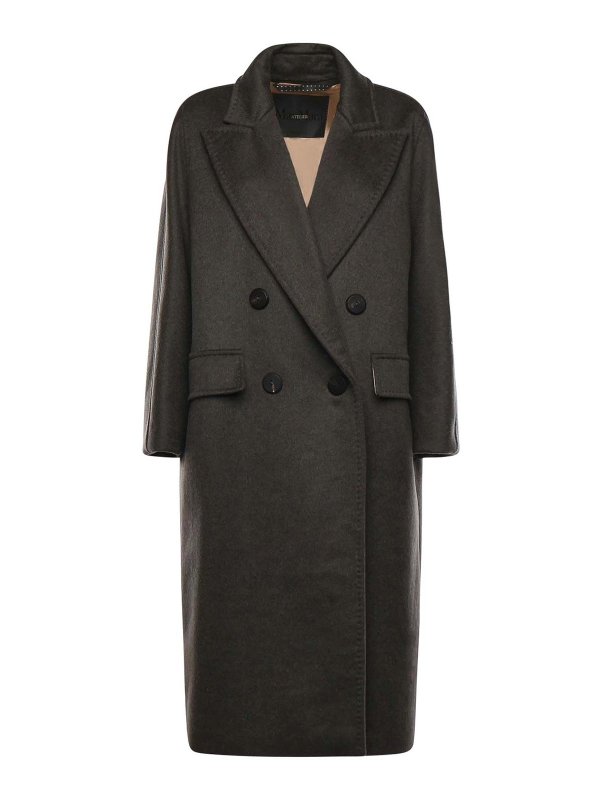Max Mara: knee length coats - Atelier Cappotto Angus Loden