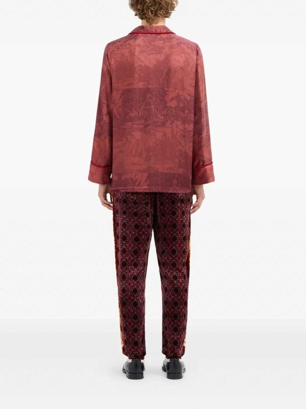 PIERRE-LOUIS MASCIA: shirts online - Red Aloegum Shirt