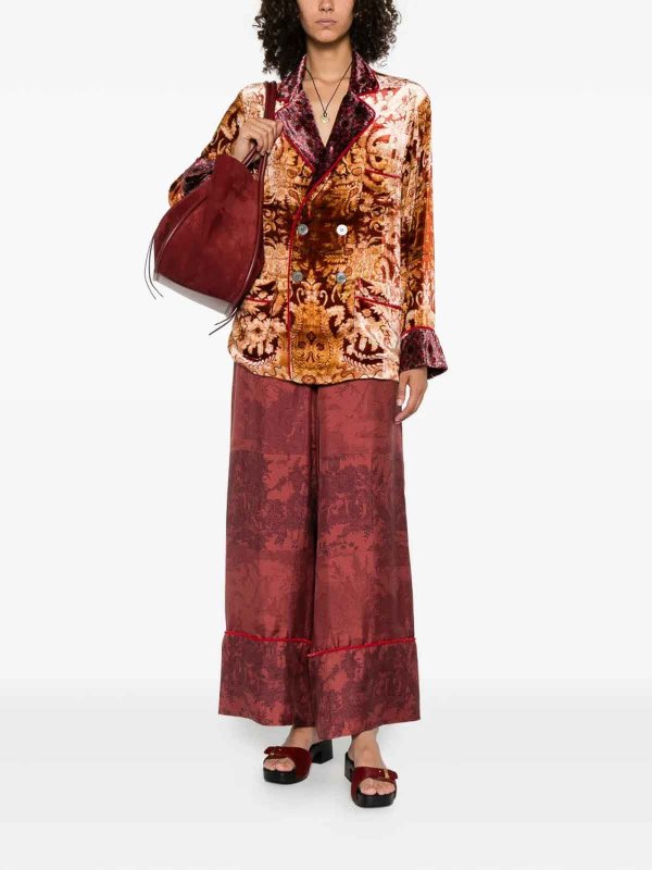 The Best Shops PIERRE-LOUIS MASCIA: casual trousers - Pantalone aloegum red