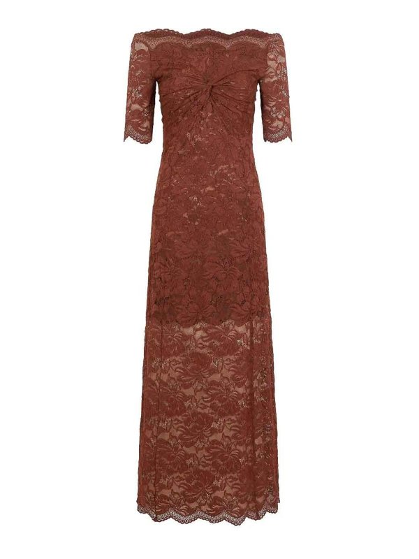 RABANNE: ニーレングスドレス - 膝丈ドレス - オレンジ