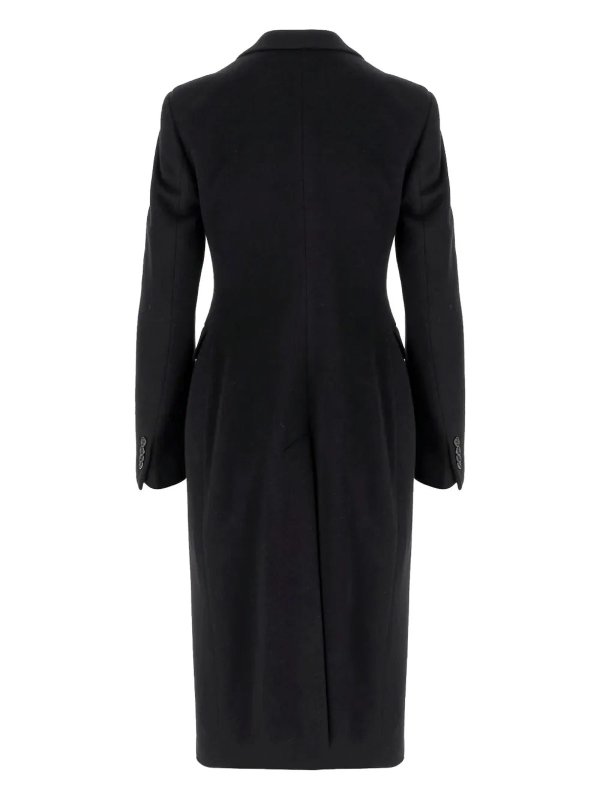 The Best Shops TAGLIATORE: knee length coats - Black coat