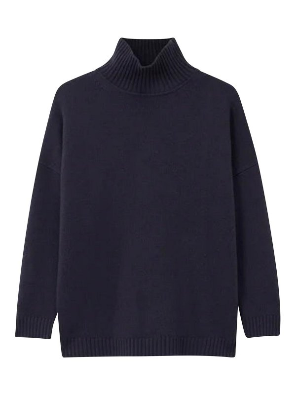 WEEKEND MAX MARA: Turtlenecks & Polo necks - Borgia blue sweater