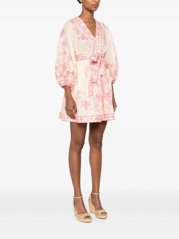 ZIMMERMANN: ショートドレス online - ショートドレス - クリーム