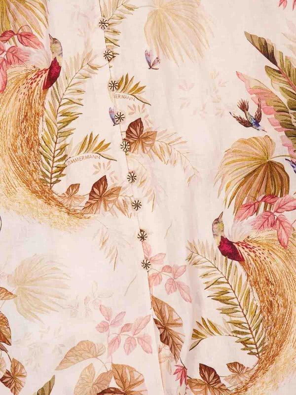 イブニングドレス - クリーム shop online: ZIMMERMANN