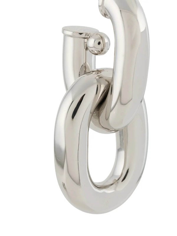 The Best Shops RABANNE: Earrings - Silver chain earrings