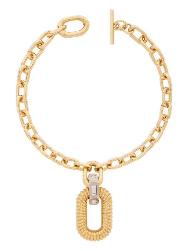 The Best Shops RABANNE: Collane - Collana xl link oro