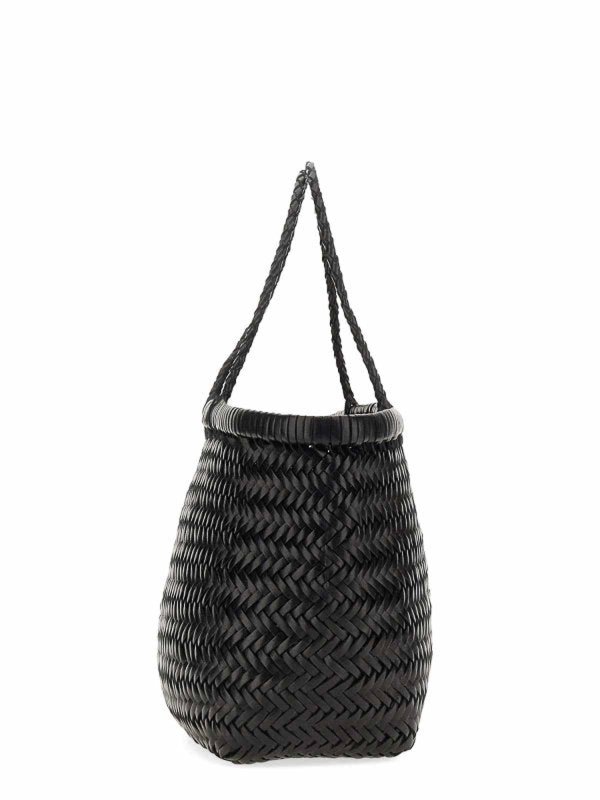 DRAGON DIFFUSION: totes bags online - Gora Mini Flat Black bag