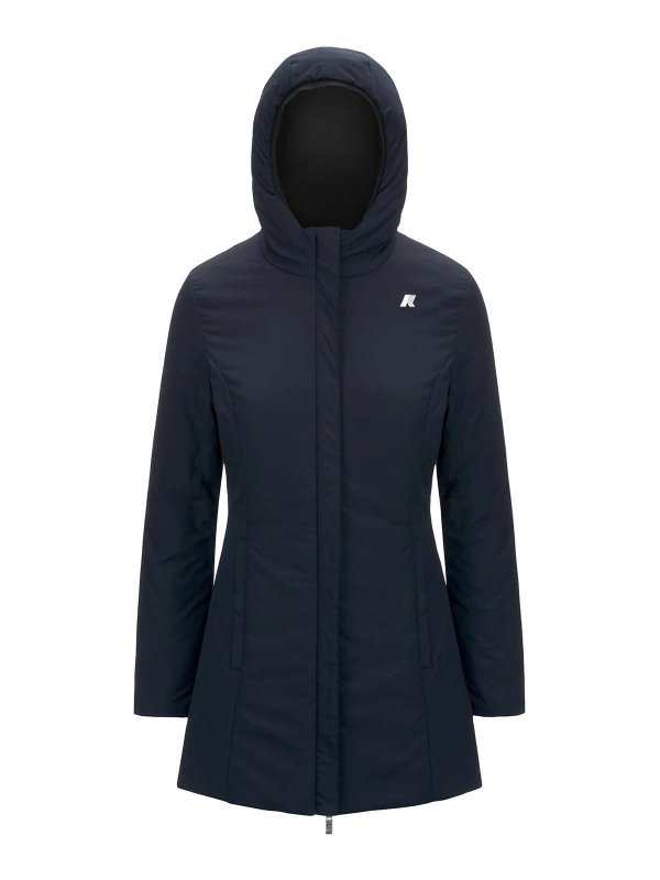 K-WAY: knee length coats online - Denise St Warm Double