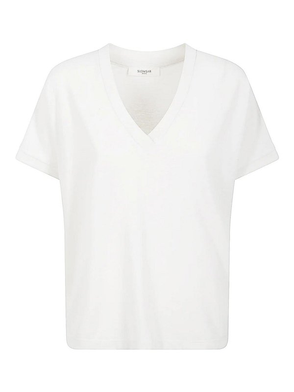 ZANONE: Strickpullover mit Rundhalsausschnitt - Rundhalspullover - Weiß