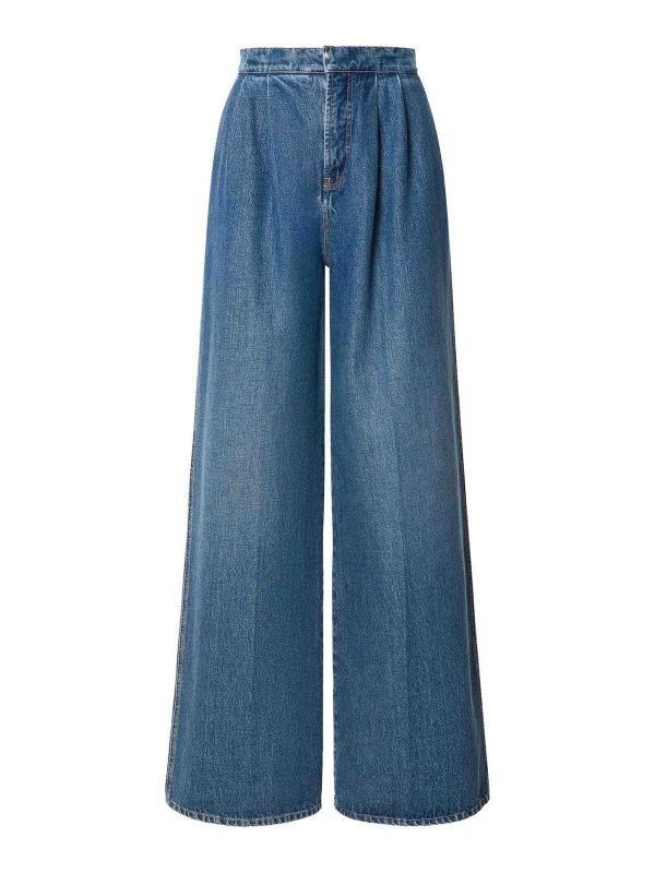 ALBERTA FERRETTI: flared jeans - Trousers