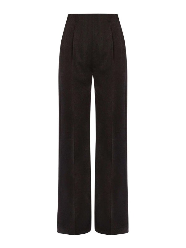 ALBERTA FERRETTI: Pantalones casual - Pantalón Casual - Gris