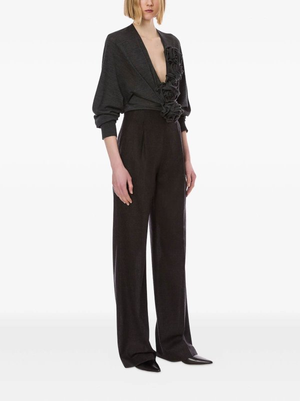 ALBERTA FERRETTI: Pantalones casual online - Pantalón Casual - Gris