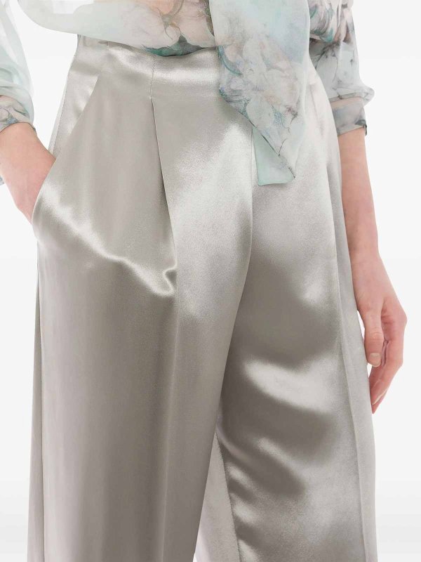 Pantalons Décontractés - Gris Clair shop online: ALBERTA FERRETTI