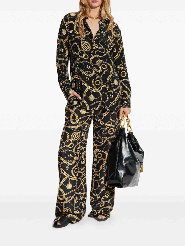 Balmain: Chemises online - Chemise - Noir