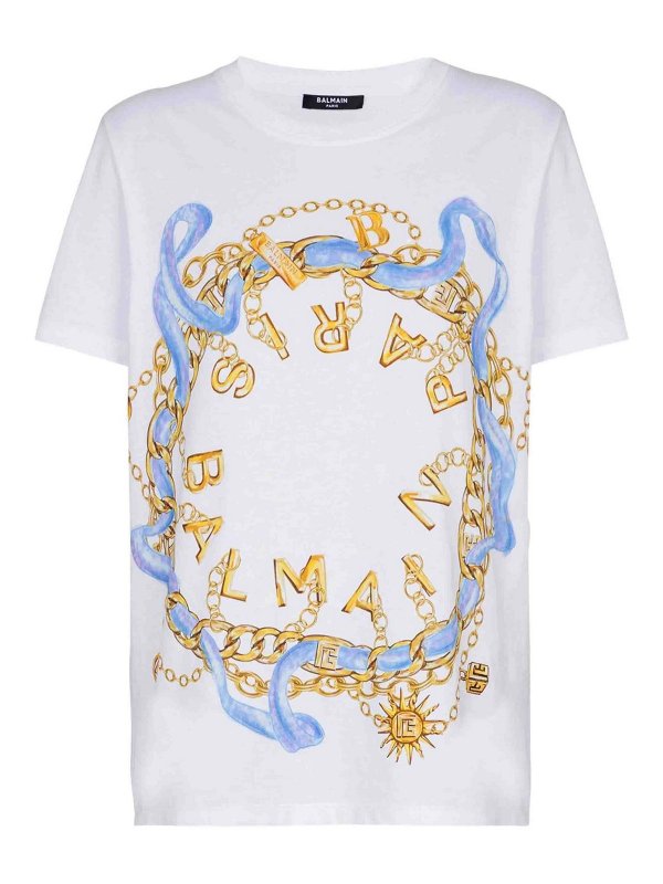 Balmain: t-shirts - Classic Ss T-Shirt