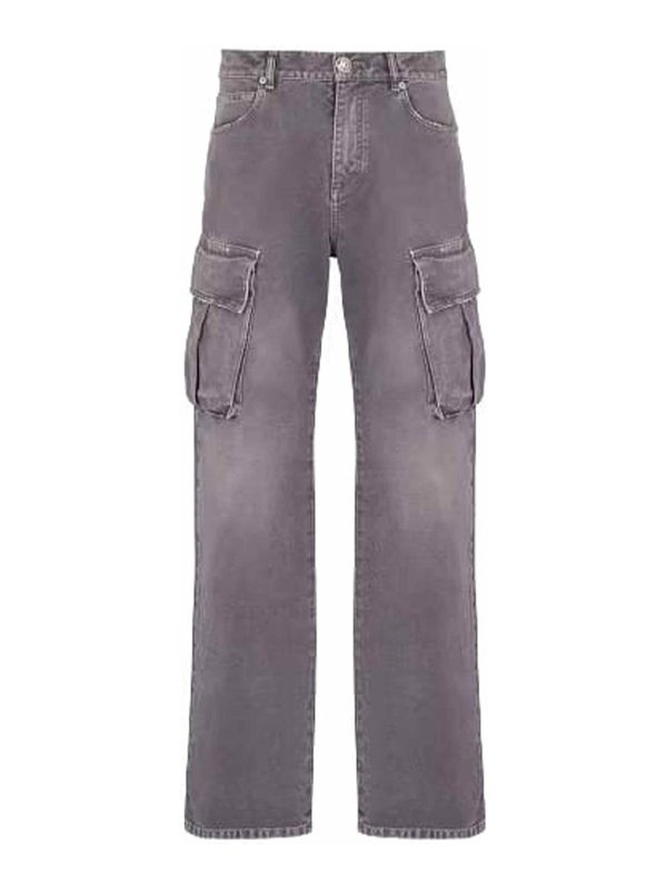 Balmain: ストレートジーンズ - ストレートジーンズ - デニム