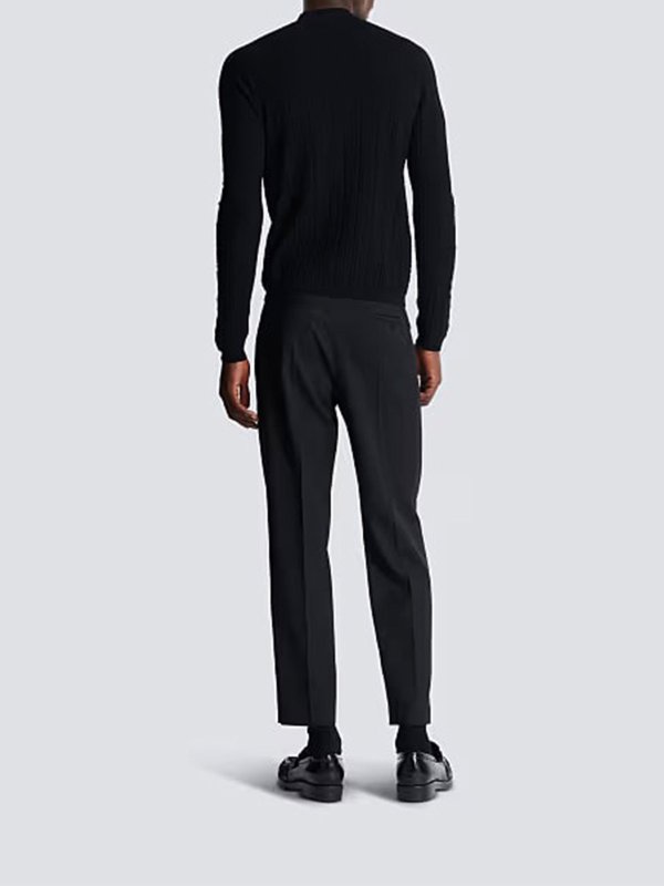 The Best Shops Balmain: Pull col rond - Pull Col Rond - Noir