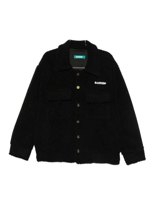 BARROW: Fourrure - Manteau En Fourrure - Noir