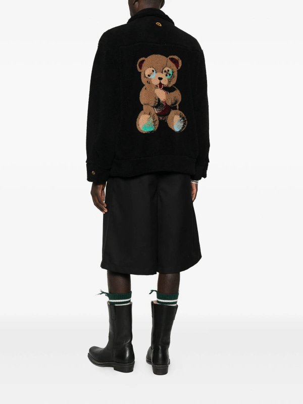 BARROW: Fourrure online - Manteau En Fourrure - Noir